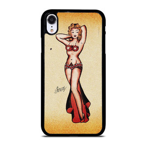 SAILOR JERRY BIKINI GIRL TATTOO iPhone XR Case SAILOR JERRY BIKINI GIRL TATTOO iPhone XR Case
