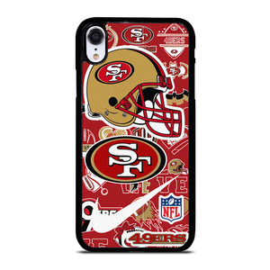 SAN FRANCISCO 49ERS NFL STICKER BOMB iPhone XR Case SAN FRANCISCO 49ERS NFL STICKER BOMB iPhone XR Case