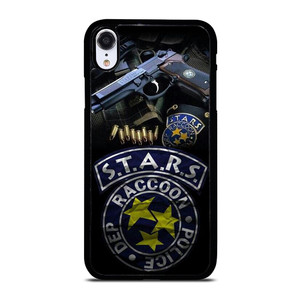 STARS RACCOON POLICE DEP BADGE 2 iPhone XR Case