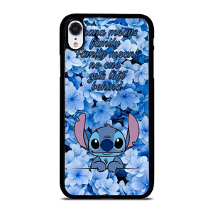 STITCH DISNEY OHANA FAMILY QUOTE iPhone XR Case