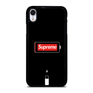 SUPREME PHONE LOW BATTERY iPhone XR Case
