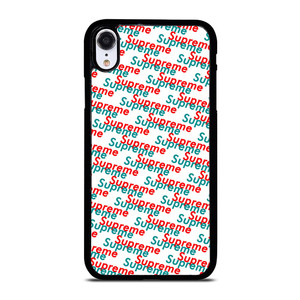 SUPREME RED BLUE PATTERN iPhone XR Case SUPREME RED BLUE PATTERN iPhone XR Case