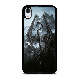 THE ELDER SCROLLS V SKYRIM LOGO iPhone XR Case