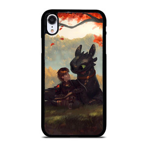 TOOTHLESS AND HICCUP ART iPhone XR Case