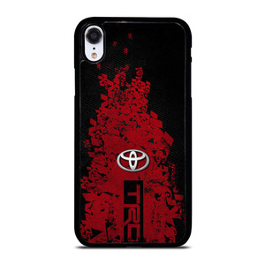 TOYOTA TRD RED CARBON LOGO iPhone XR Case