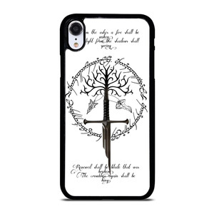 TREE LORD OF THE RING SWORD iPhone XR Case