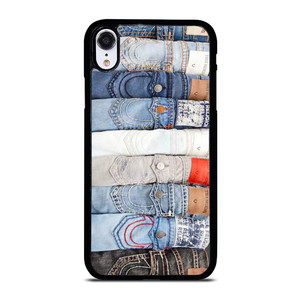 TRUE RELIGION BRAND JEANS COLLAGE iPhone XR Case TRUE RELIGION BRAND JEANS COLLAGE iPhone XR Case