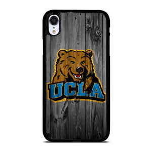 UCLA BRUINS FOOTBALL WOODEN LOGO iPhone XR Case UCLA BRUINS FOOTBALL WOODEN LOGO iPhone XR Case