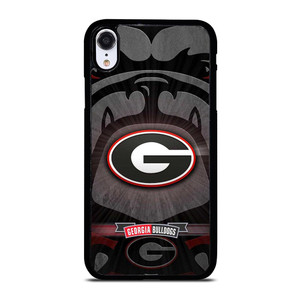 UNIVERSITY OF GEORGIA BULLDOGS UGA BLACK iPhone XR Case