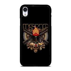 USMC MARINE CORPS SKULL LOGO iPhone XR Case