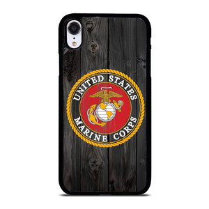 USMC US MARINE CORPS WOOD iPhone XR Case