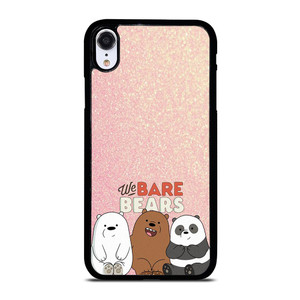 WE BARE BEARS PINK GILTTER iPhone XR Case WE BARE BEARS PINK GILTTER iPhone XR Case