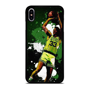 LARRY BIRD BOSTON CELTICS ART iPhone XS Max Case LARRY BIRD BOSTON CELTICS ART iPhone XS Max Case