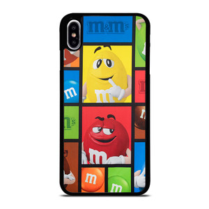 M&M'S CANDIES MASCOT COLLAGE iPhone XS Max Case