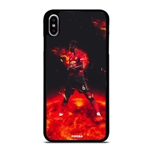 MANCHESTER UNITED PAUL POGBA iPhone XS Max Case MANCHESTER UNITED PAUL POGBA iPhone XS Max Case