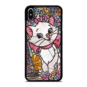 MARIE THE ARISTOCATS CAT STENED GLASS iPhone XS Max Case MARIE THE ARISTOCATS CAT STENED GLASS iPhone XS Max Case