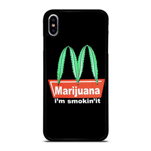 MARIJUANA X MCDONALD FUNNY iPhone XS Max Case MARIJUANA X MCDONALD FUNNY iPhone XS Max Case