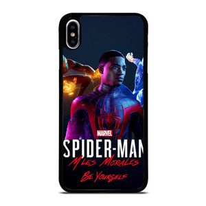 MARVEL SPIDERMAN MILES MORALES POSTER iPhone XS Max Case