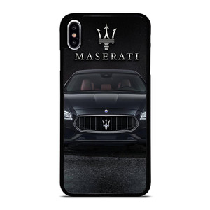 MASERATI CAR BLACK LOGO iPhone XS Max Case