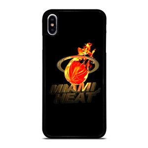MIAMI HEAT LOGO ART iPhone XS Max Case MIAMI HEAT LOGO ART iPhone XS Max Case