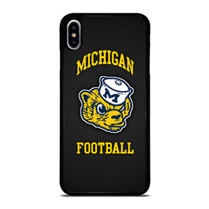 MICHIGAN WOLVERINES FOOTBALL MASCOT iPhone XS Max Case MICHIGAN WOLVERINES FOOTBALL MASCOT iPhone XS Max Case