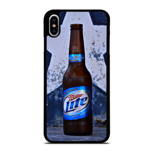 MILLER LITE BOTTLE BEER iPhone XS Max Case MILLER LITE BOTTLE BEER iPhone XS Max Case