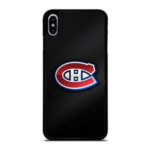 MONTREAL CANADIENS CARBON LOGO iPhone XS Max Case MONTREAL CANADIENS CARBON LOGO iPhone XS Max Case