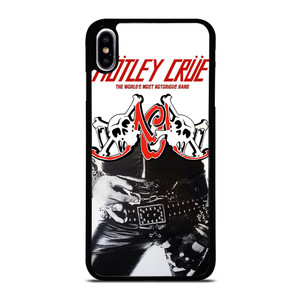 MOTLEY CRUE NOTORIOUS BAND iPhone XS Max Case MOTLEY CRUE NOTORIOUS BAND iPhone XS Max Case