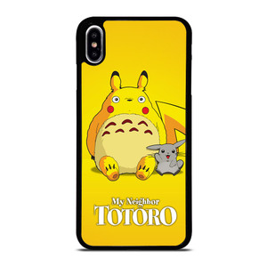 MY NEIGHBOR TOTORO X PIKACHU POKEMON iPhone XS Max Case MY NEIGHBOR TOTORO X PIKACHU POKEMON iPhone XS Max Case