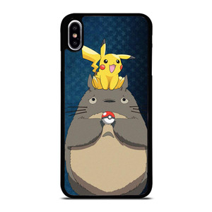 MY NEIGHBOR TOTORO X POKEMON PIKACHU iPhone XS Max Case MY NEIGHBOR TOTORO X POKEMON PIKACHU iPhone XS Max Case