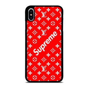 NEW SUPREME RED PATTERN iPhone XS Max Case