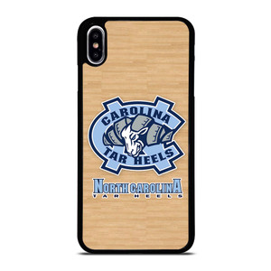 NORTH CAROLINA TAR HEELS WOODEN LOGO iPhone XS Max Case NORTH CAROLINA TAR HEELS WOODEN LOGO iPhone XS Max Case