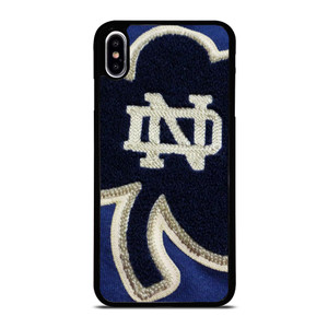 NOTRE DAME BLUE SHAMROCK LOGO iPhone XS Max Case NOTRE DAME BLUE SHAMROCK LOGO iPhone XS Max Case