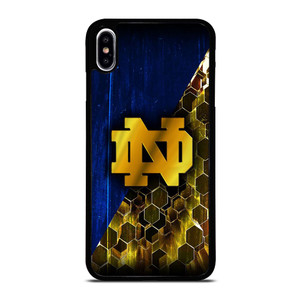 NOTRE DAME FIGHTING IRISH GOLDEN LOGO iPhone XS Max Case NOTRE DAME FIGHTING IRISH GOLDEN LOGO iPhone XS Max Case