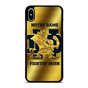 NOTRE DAME GOLD EMBLEM iPhone XS Max Case