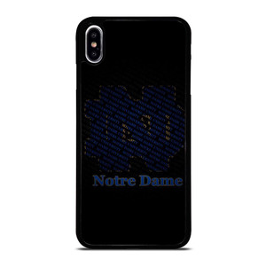 NOTRE DAME IRISH LOGO PATTERN iPhone XS Max Case NOTRE DAME IRISH LOGO PATTERN iPhone XS Max Case