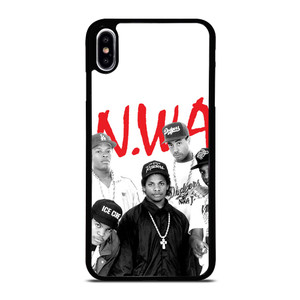 NWA NIGGAZ WIT ATTITUDES HIP HOP GROUP iPhone XS Max Case