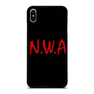 NWA NIGGAZ WIT ATTITUDES HIP HOP LOGO iPhone XS Max Case