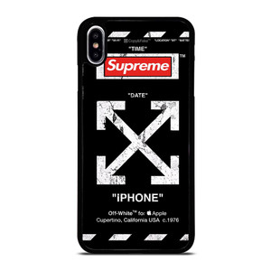 OFF WHITE BLACK SUP iPhone XS Max Case OFF WHITE BLACK SUP iPhone XS Max Case