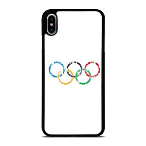 OLYMPIC RINGS LOGO BRUSHED iPhone XS Max Case