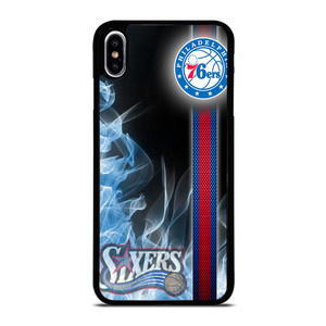 PHILADELPHIA 76ERS NBA FIRE iPhone XS Max Case PHILADELPHIA 76ERS NBA FIRE iPhone XS Max Case