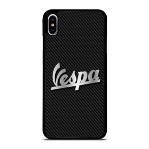 PIAGGIO VESPA METAL CARBON LOGO iPhone XS Max Case