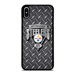 PITTSBURGH STEELERS METAL LOGO iPhone XS Max Case PITTSBURGH STEELERS METAL LOGO iPhone XS Max Case