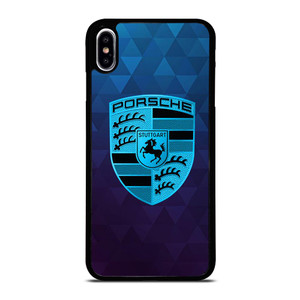 PORSCHE CAR BLUE LOGO iPhone XS Max Case