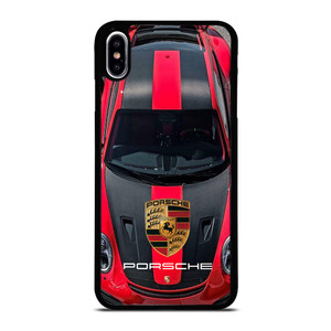 PORSCHE RED CAR LOGO iPhone XS Max Case
