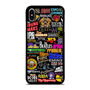 ROCK BAND COLLAGE iPhone XS Max Case