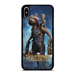 ROCKET RACCOON AND BABY GROOT iPhone XS Max Case ROCKET RACCOON AND BABY GROOT iPhone XS Max Case