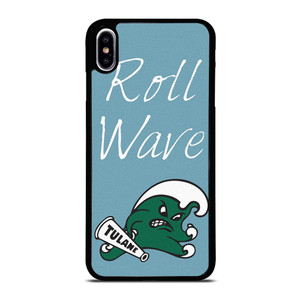 ROLL WAVE TULANE UNIVERSITY iPhone XS Max Case ROLL WAVE TULANE UNIVERSITY iPhone XS Max Case