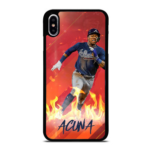 RONALD ACUNA JR ATLANTA BRAVES BASEBALL MLB iPhone XS Max Case