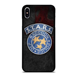 STARS RACCOON POLICE DEP BADGE iPhone XS Max Case